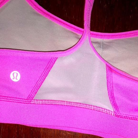 lululemon athletica Other - LULULEMON HOT PINK SPORTS BRA women’s size 12 worn 2X